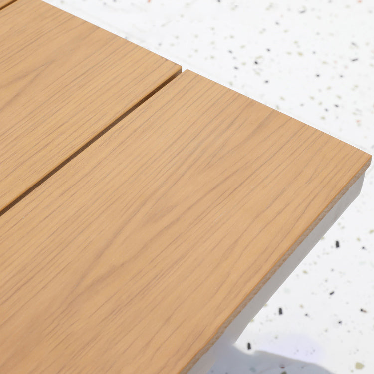 Bohemian Style Dining Table Set 1/3/5/7 Piece Wood and Metal Dining Set for Patio