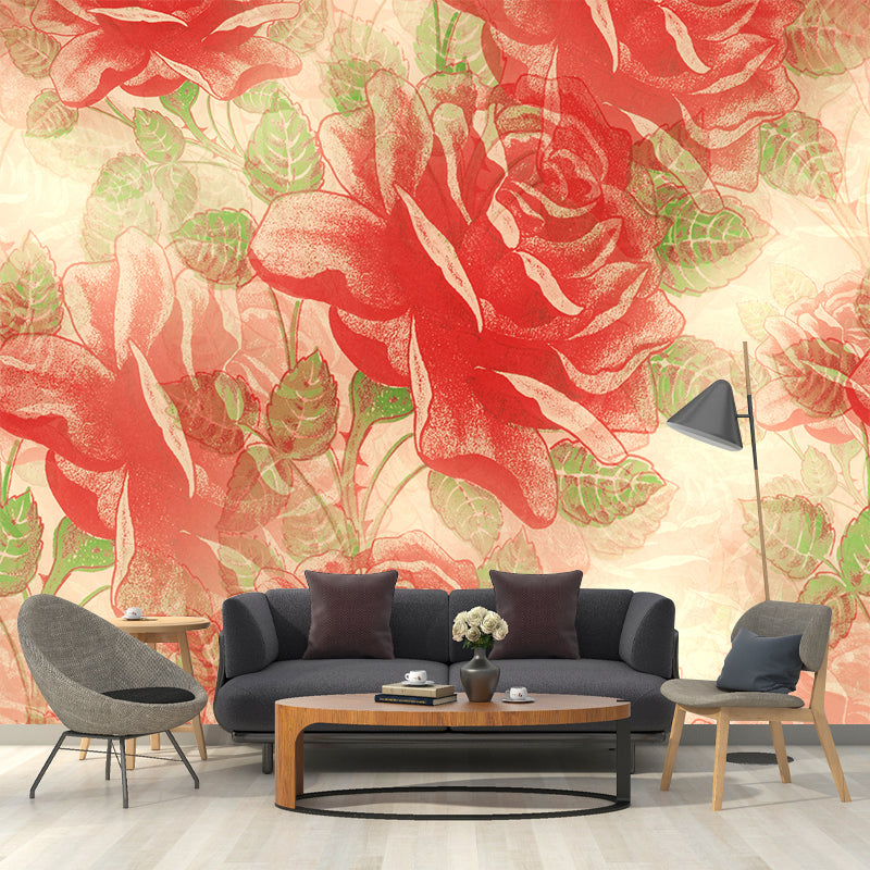 Environmental Wall Mural Wallpaper Flower Decoration Living Room Wall Mural