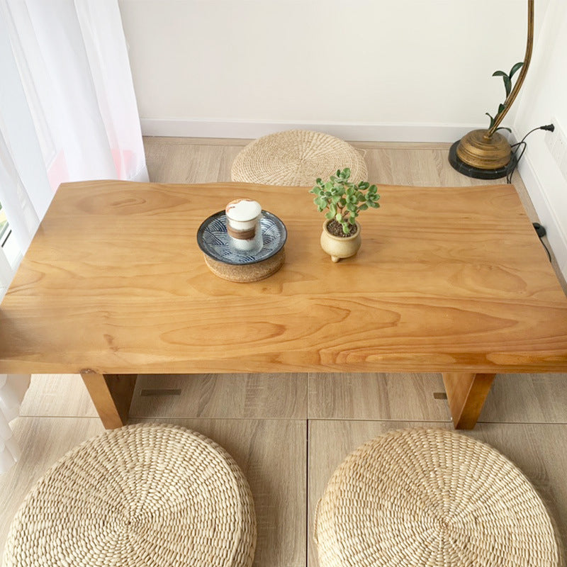 Scandinavian Sled Coffee Cocktail Table in Pine Wood Coffee Table