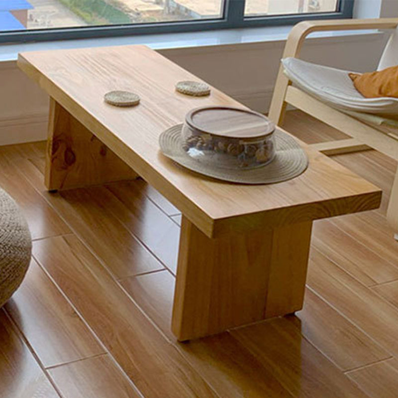 Scandinavian Sled Coffee Cocktail Table in Pine Wood Coffee Table