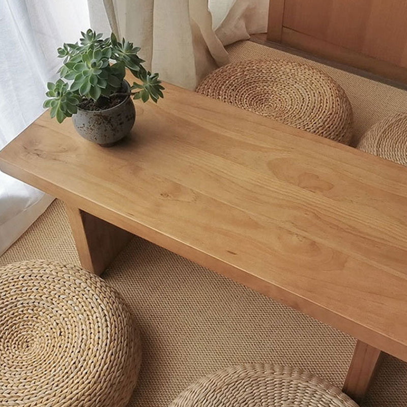 Scandinavian Sled Coffee Cocktail Table in Pine Wood Coffee Table