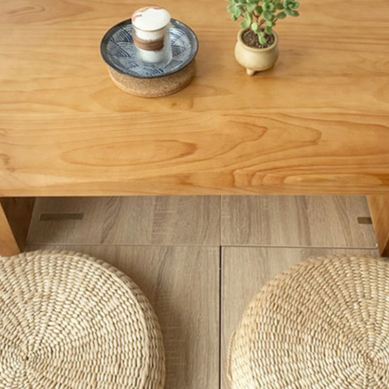 Scandinavian Sled Coffee Cocktail Table in Pine Wood Coffee Table