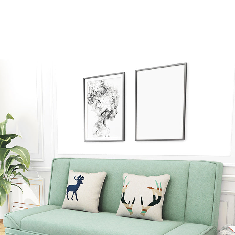 31.5 " H Contemporary Linen Armless Convertible Sleeper Sofa