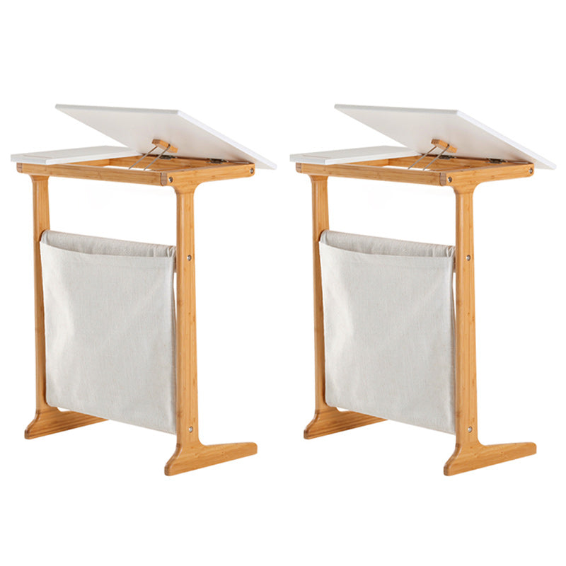 Modernistic Corner Table Rectangular Side Table for Living Room