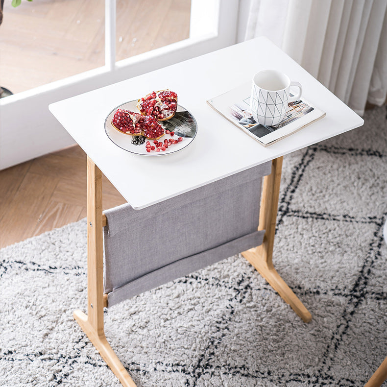 Modernistic Corner Table Rectangular Side Table for Living Room