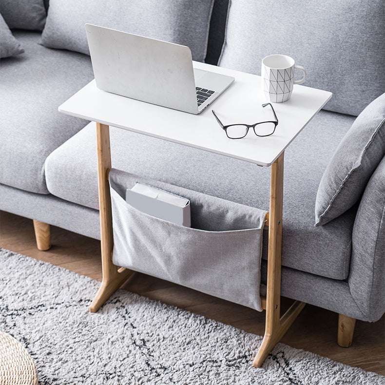 Modernistic Corner Table Rectangular Side Table for Living Room