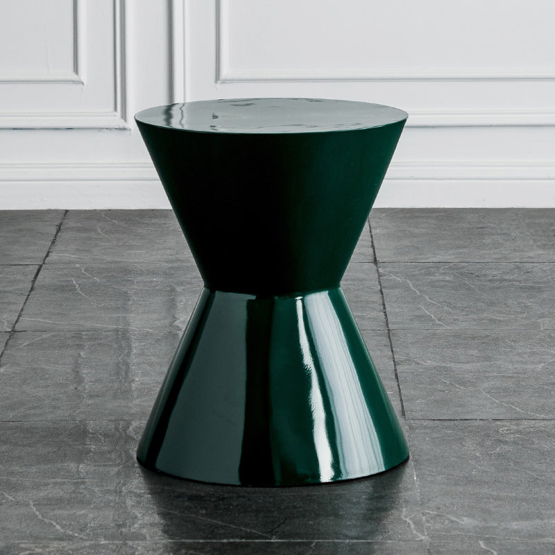 Contemporary Round Side End Table Living Room Pedestal End Table for Living Room