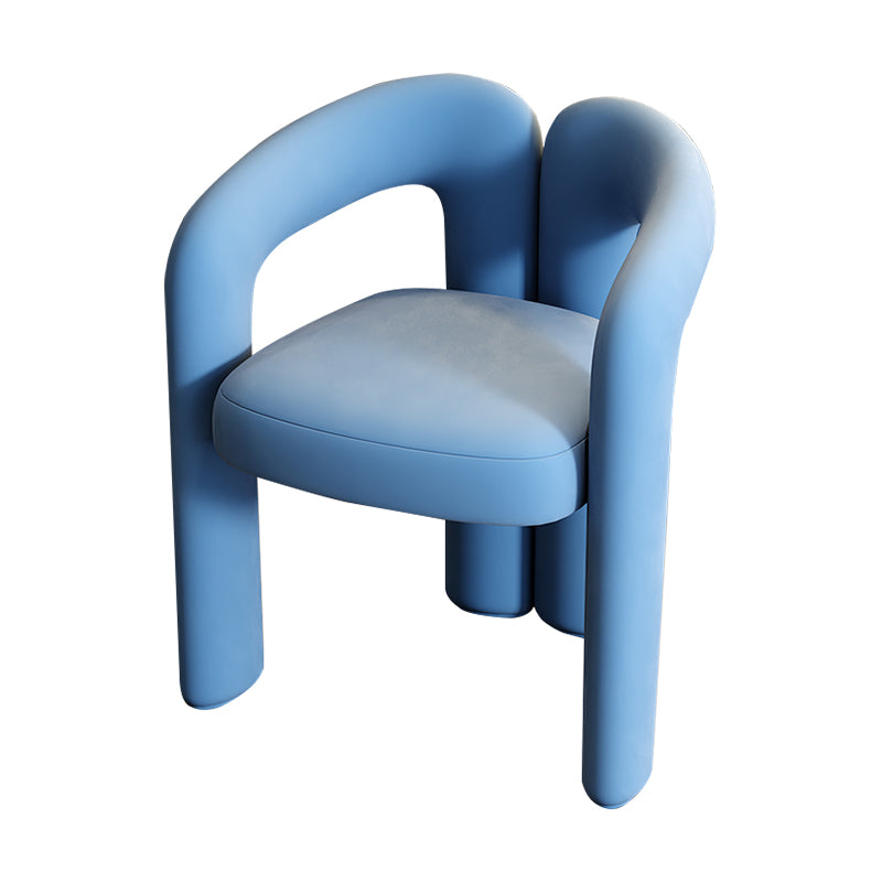 Velvet Barrel Chair 22.04" Wide Arms Included Chair for Living Room