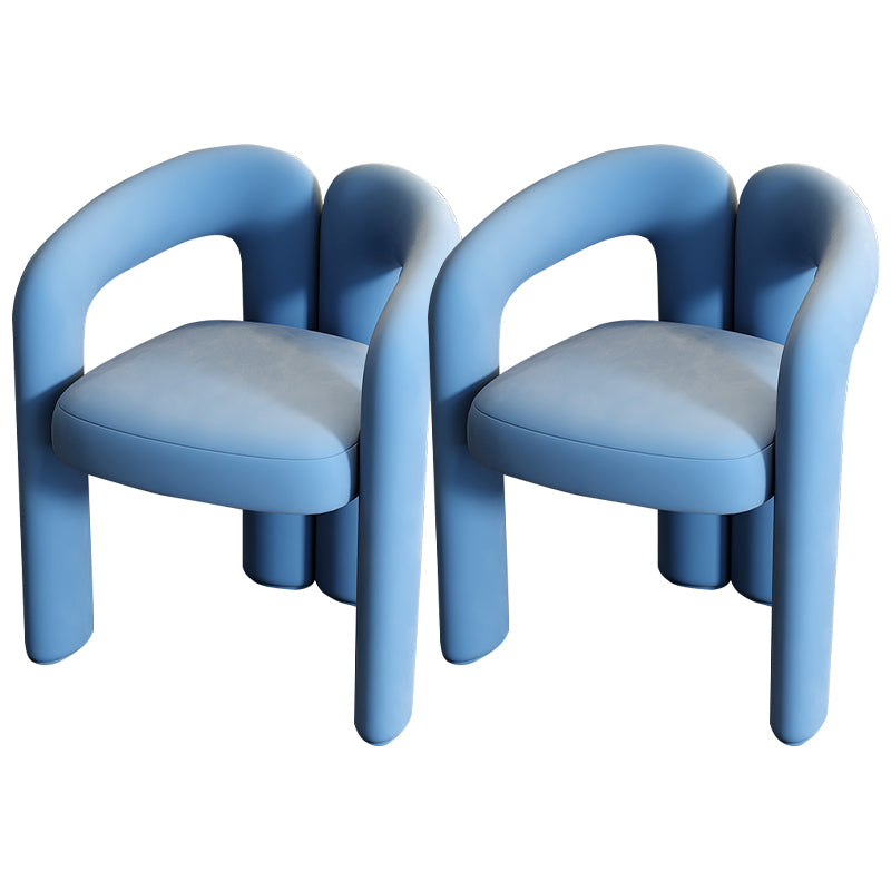 Velvet Barrel Chair 22.04" Wide Arms Included Chair for Living Room