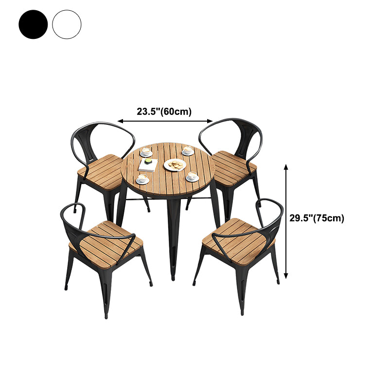 Industrial Dining Table Reclaimed Wood 4 Legs Dining Table without Chair