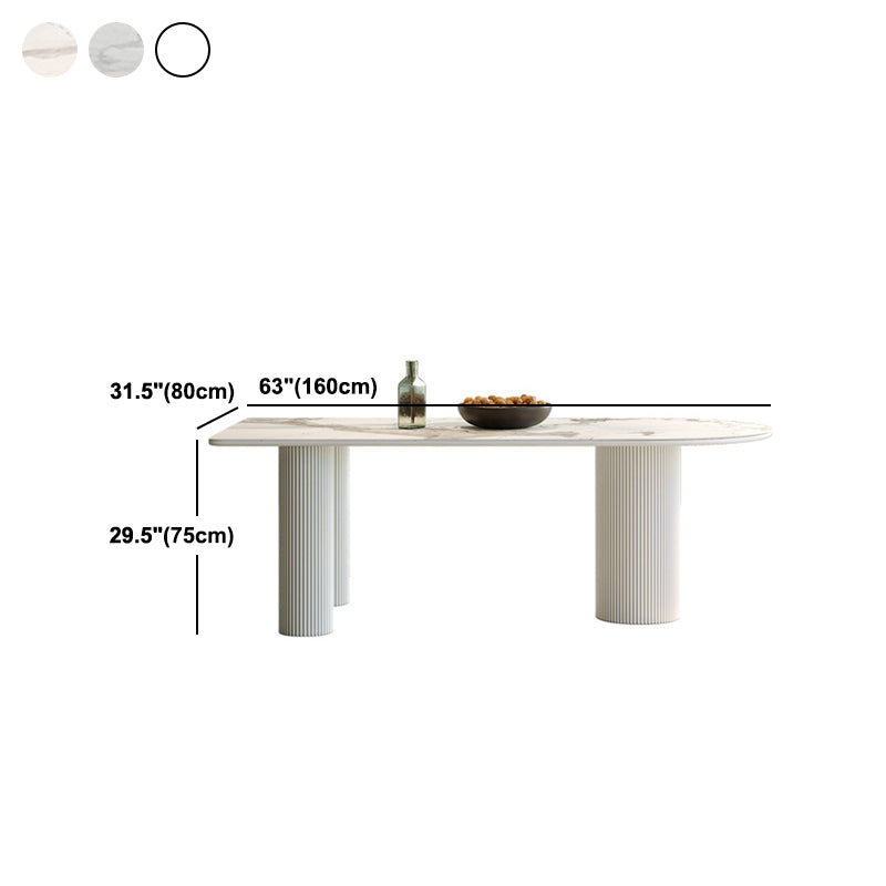 Freeform Solid Wood Dining Table Modern Furniture with Tripod Base for Home