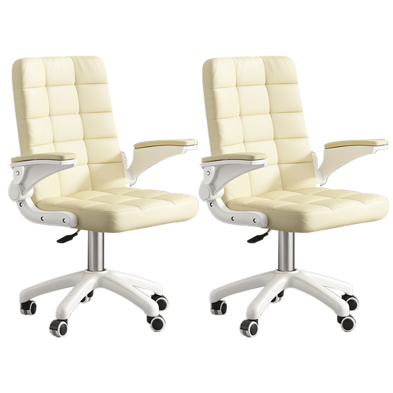 Contemporary Executive Chair Swivel Slide Tufted Managers Chair