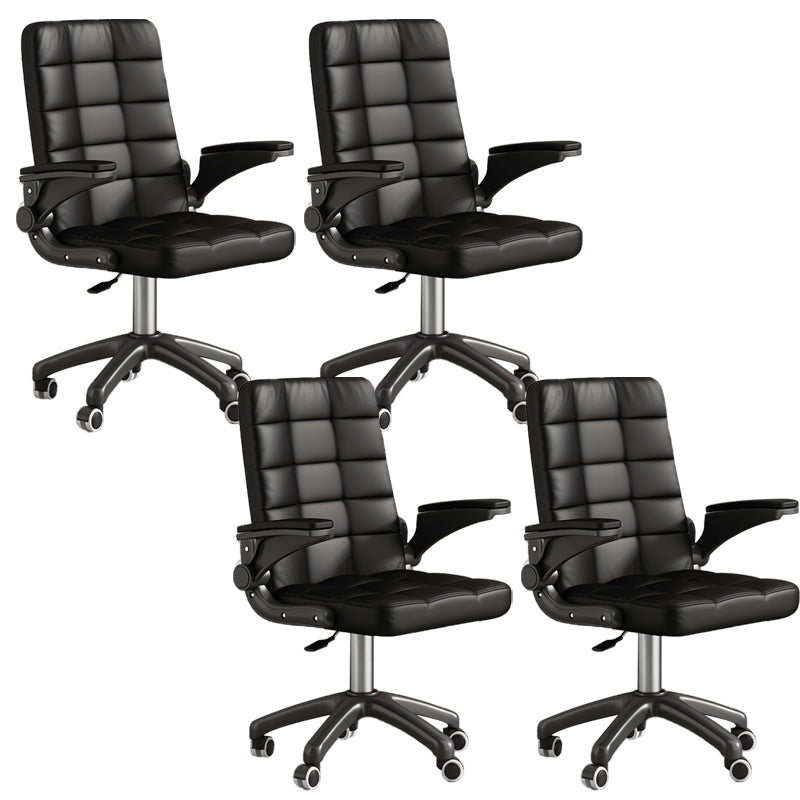 Contemporary Executive Chair Swivel Slide Tufted Managers Chair