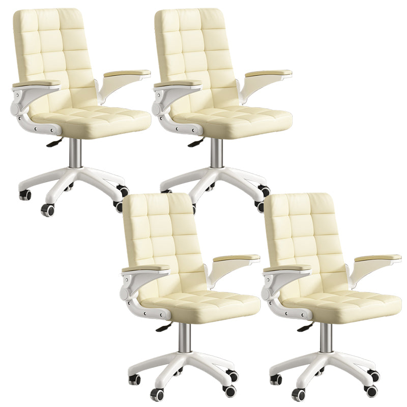 Contemporary Executive Chair Swivel Slide Tufted Managers Chair