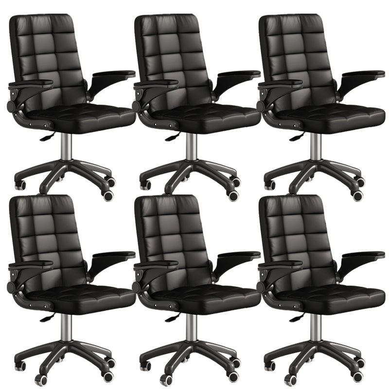 Contemporary Executive Chair Swivel Slide Tufted Managers Chair