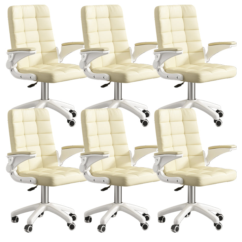 Contemporary Executive Chair Swivel Slide Tufted Managers Chair