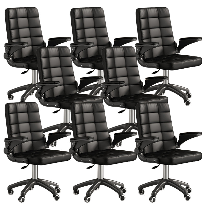 Contemporary Executive Chair Swivel Slide Tufted Managers Chair