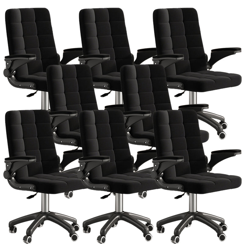 Contemporary Executive Chair Swivel Slide Tufted Managers Chair
