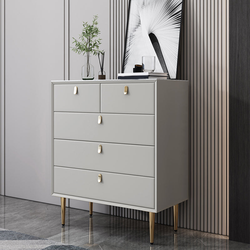 Glam Solid Wood Storage Chest Bedroom 16" Wide Chest with Drawers
