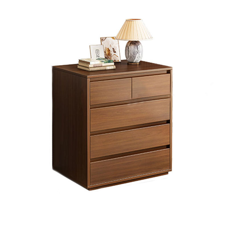Contemporary Wooden Chest Bedroom Storage Chest with Drawers