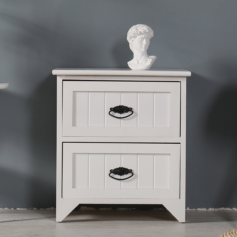 11.7-inch W Coastal Storage Chest Dresser Solid Wood Storage Chest