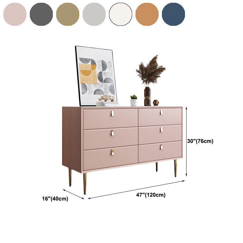 15.6-inch Width Glam Dresser Stone Storage Chest with 5/6 Drawers