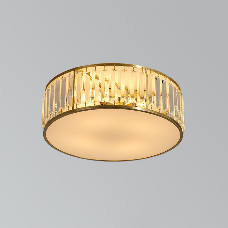 Modern Ceiling Lighting Crystal Multiple-Light Ceiling Mount Light Fixture