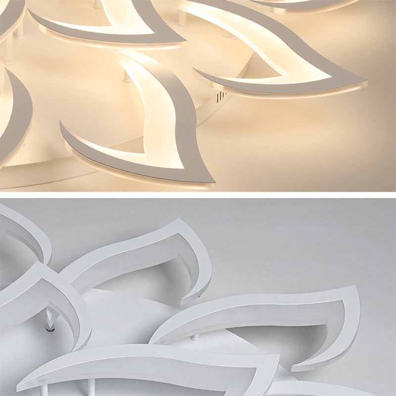 Modern Unique Shape Ceiling Mount Light Fixture Ceiling Mounted Light in White