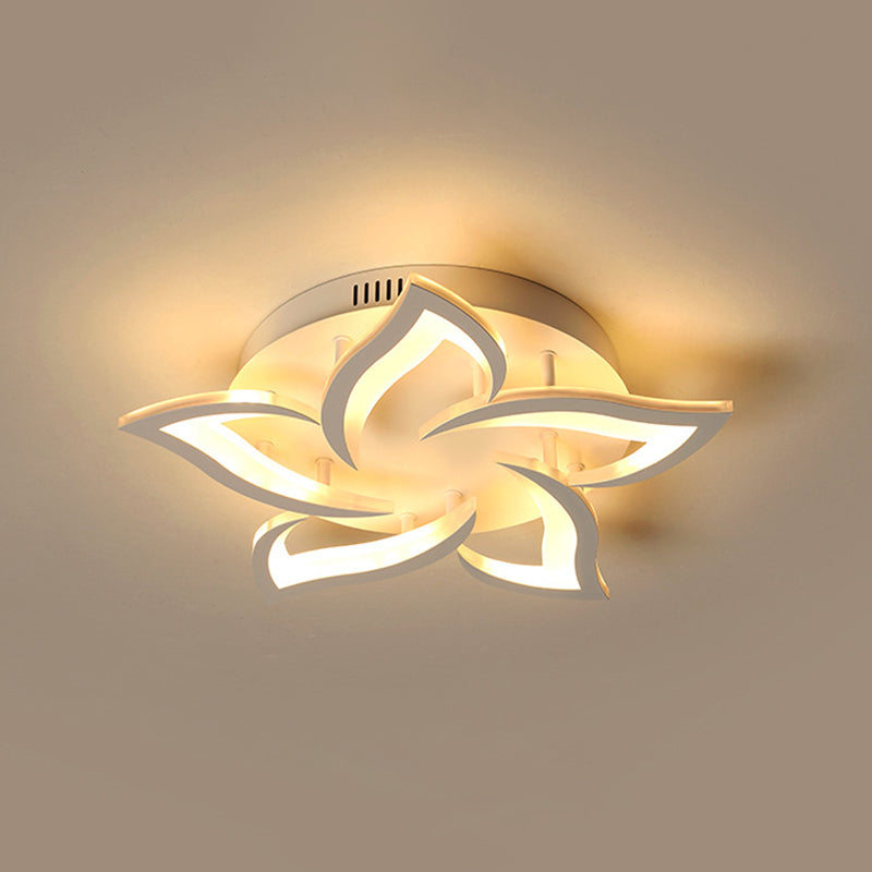 Modern Unique Shape Ceiling Mount Light Fixture Ceiling Mounted Light in White