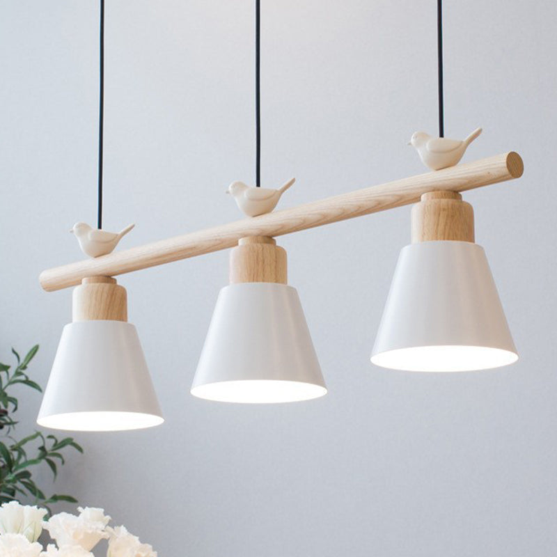 Kids Bowl Suspension Pendant Metal 3 Lights Cluster Pendant Light