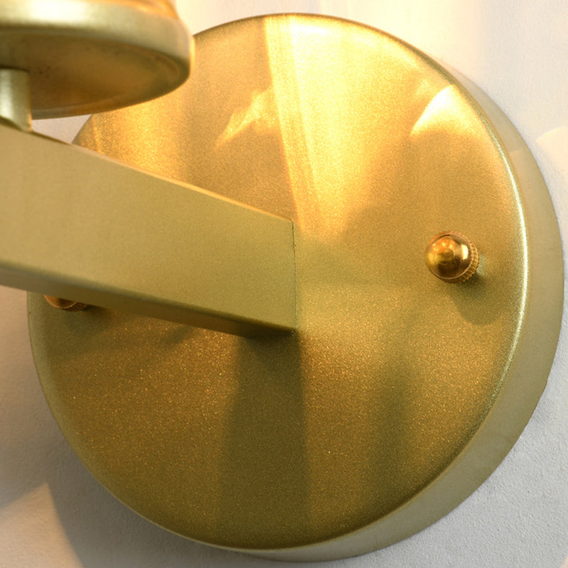 Modern Style Cylindrical Wall Sconce Crystal 1-Light Sconces for Living Room