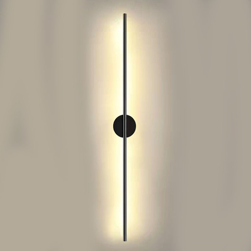 Metal Linear Sconces Indoor Contemporary 1 Light Wall Light Fixture for Bedroom