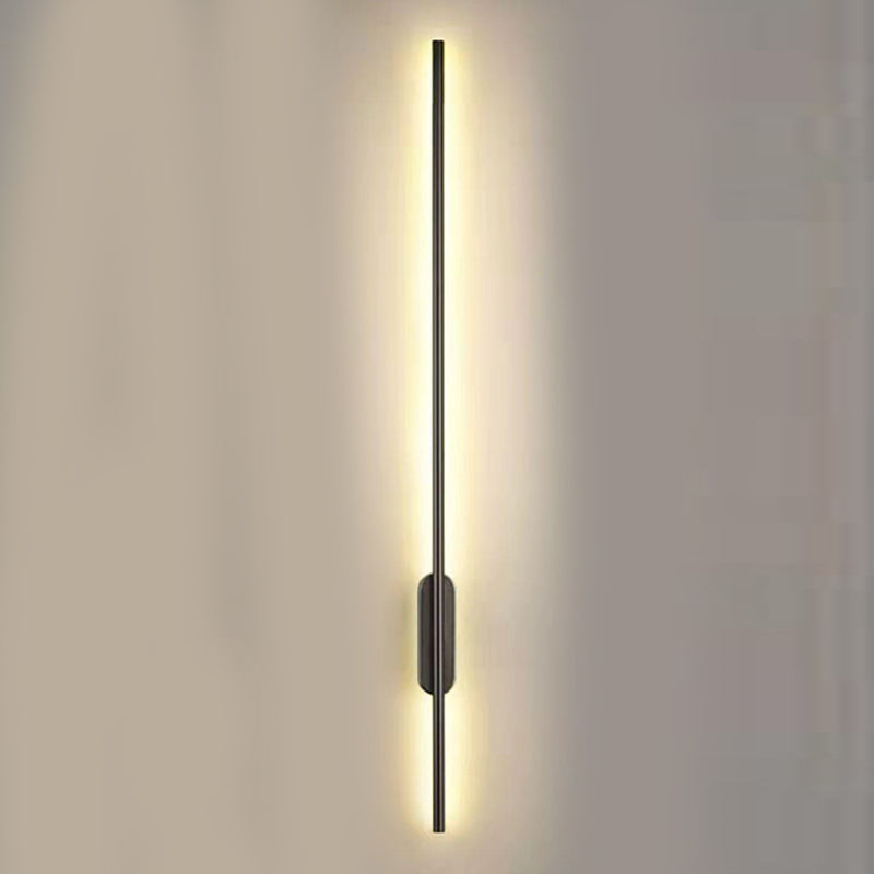 Metal Linear Sconces Indoor Contemporary 1 Light Wall Light Fixture for Bedroom