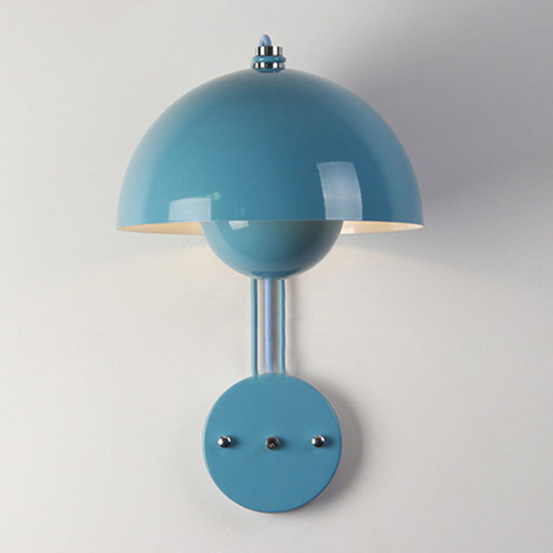Modern Dome Wall Sconce Lighting Metal 1-Light Wall Sconces for Living Room