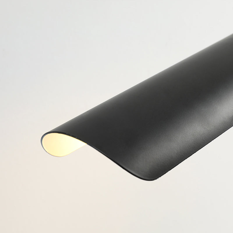 Black Modern Wall Sconce Geometric Shape Wall Light with Metal Shade for Living Room