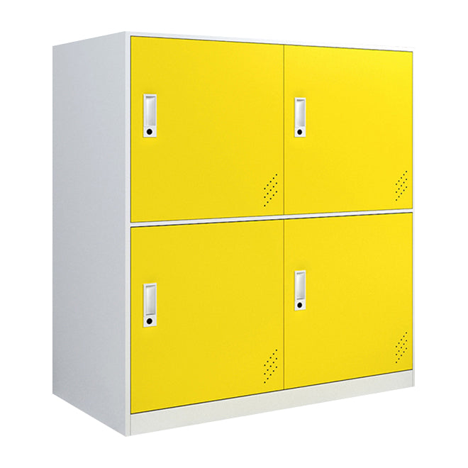 Non-Hanging Armoire Contemporary Steel Storage Cabinet for Home