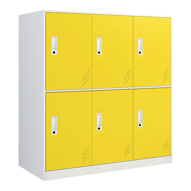 Non-Hanging Armoire Contemporary Steel Storage Cabinet for Home