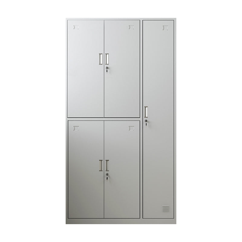 Steel Wardrobe Cabinet Contemporary Hinged Wardrobe Armoire for Home