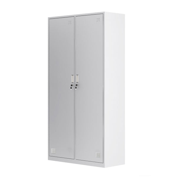 Steel Wardrobe Cabinet Contemporary Hinged Wardrobe Armoire for Home