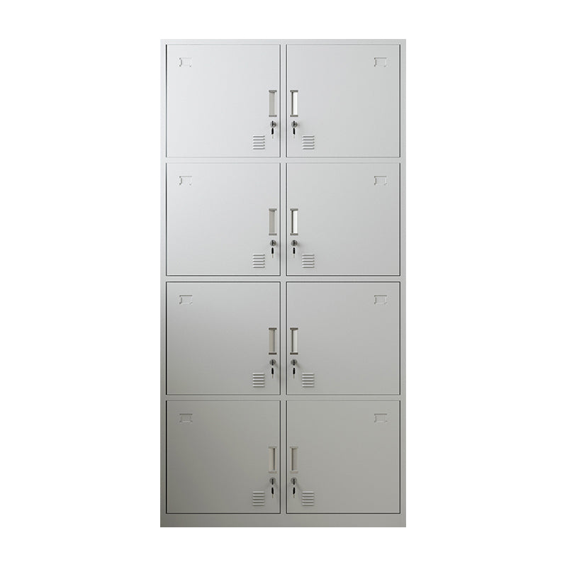 Steel Wardrobe Cabinet Contemporary Hinged Wardrobe Armoire for Home