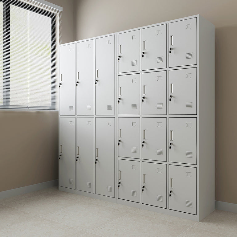 Steel Wardrobe Cabinet Contemporary Hinged Wardrobe Armoire for Home