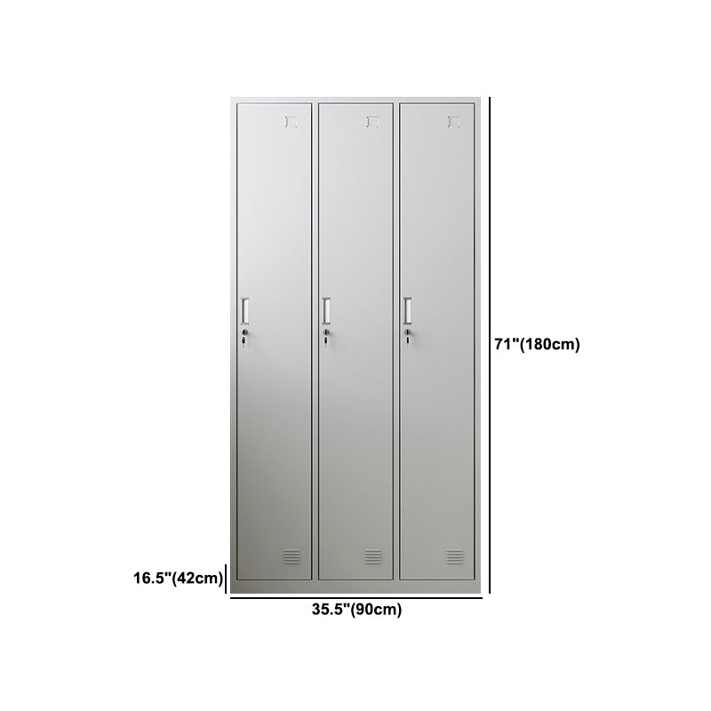 Steel Wardrobe Cabinet Contemporary Hinged Wardrobe Armoire for Home