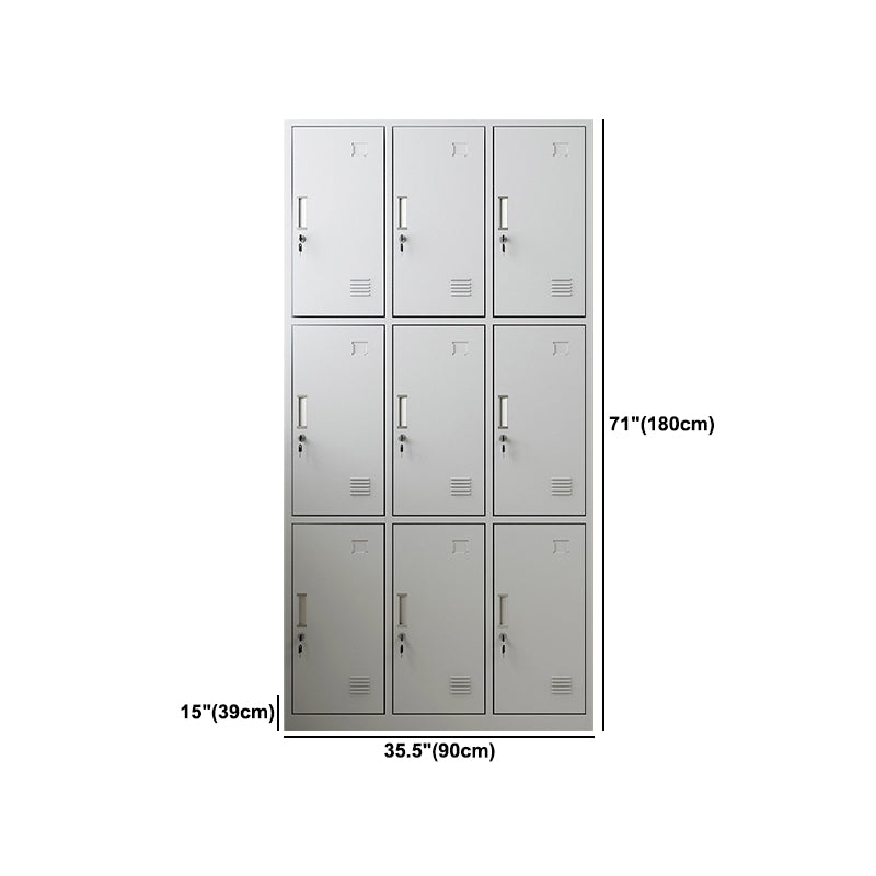 Steel Wardrobe Cabinet Contemporary Hinged Wardrobe Armoire for Home