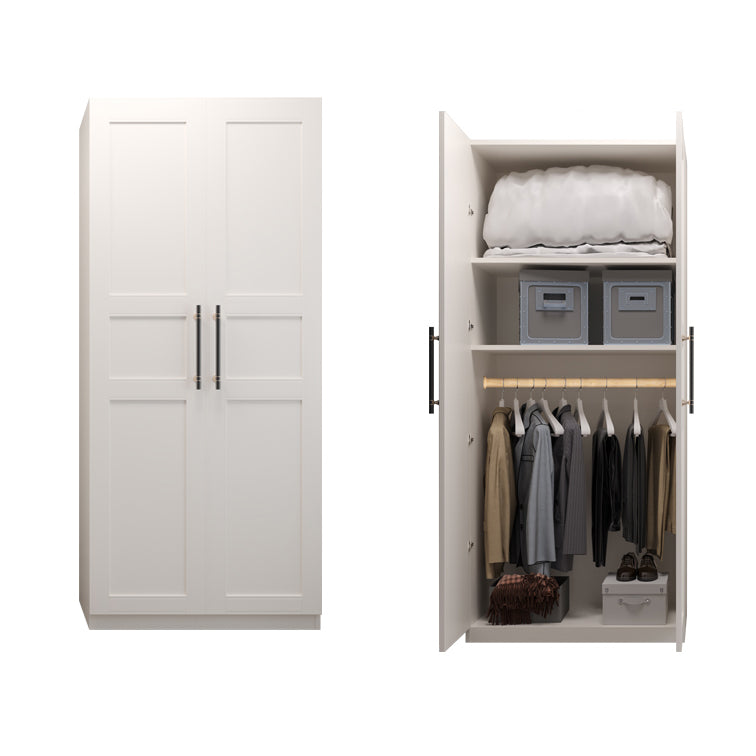 Modern Wardrobe Armoire Engineer Wood Armoire with Door for Bedroom