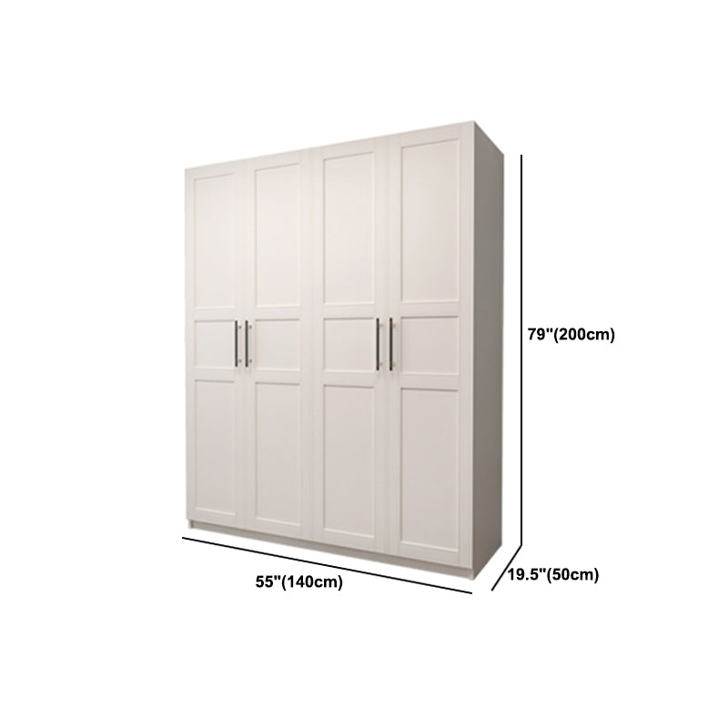 Modern Wardrobe Armoire Engineer Wood Armoire with Door for Bedroom
