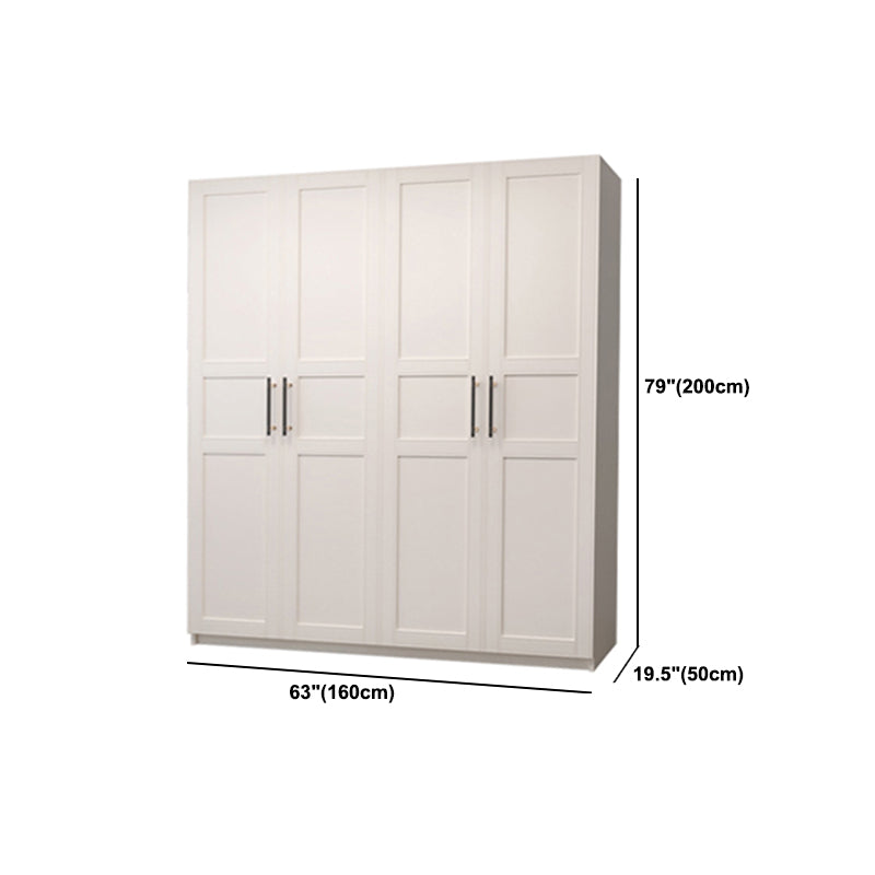 Modern Wardrobe Armoire Engineer Wood Armoire with Door for Bedroom