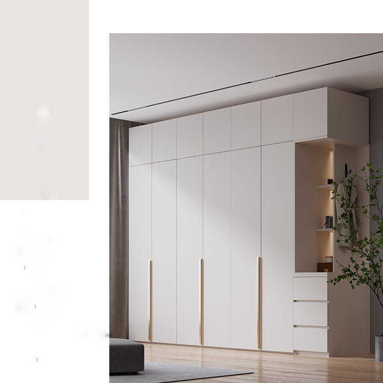 Modern Style Wardrobe Armoire Wood Armoire with Door for Bedroom