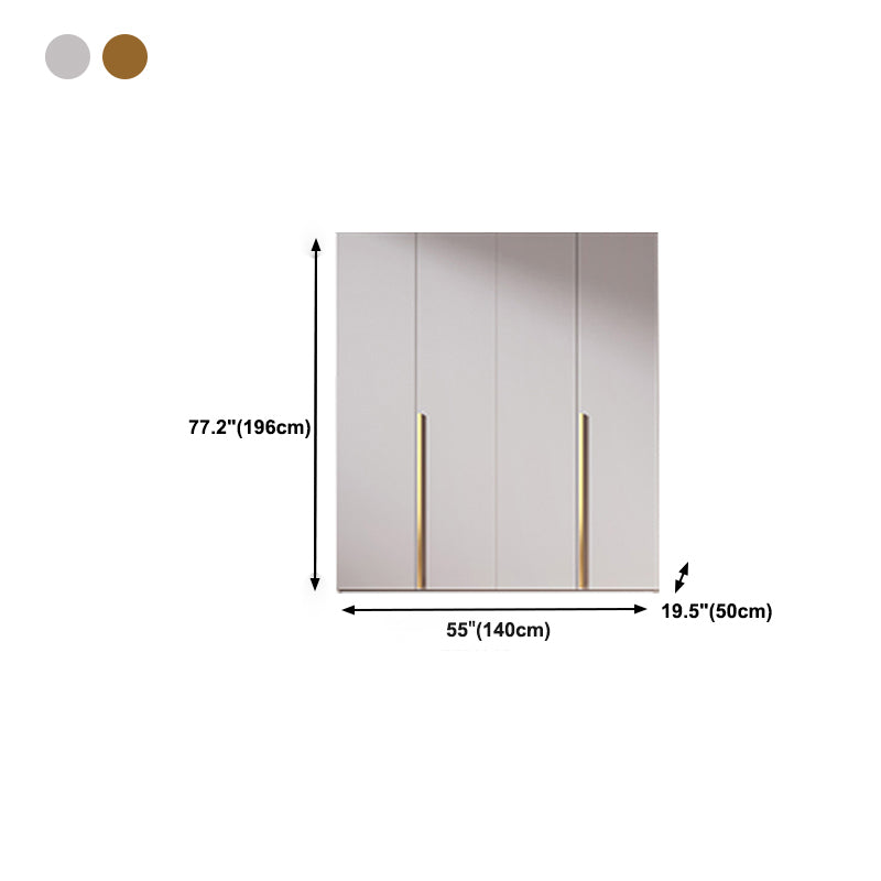 Modern Style Wardrobe Armoire Wood Armoire with Door for Bedroom