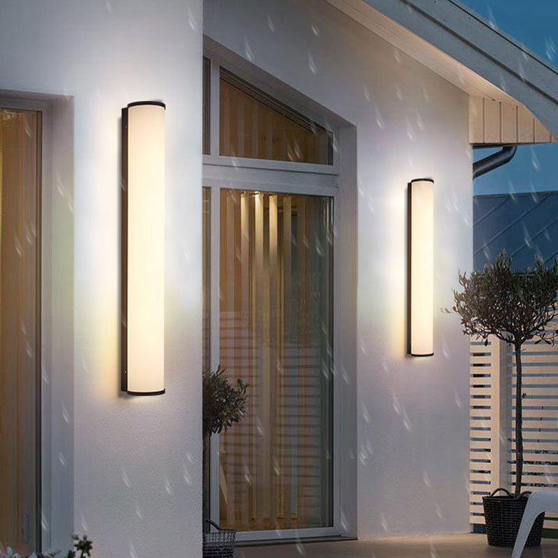 Contemporary Style Wall Mount Lamp Glass Wall Sconce Light for Living Room