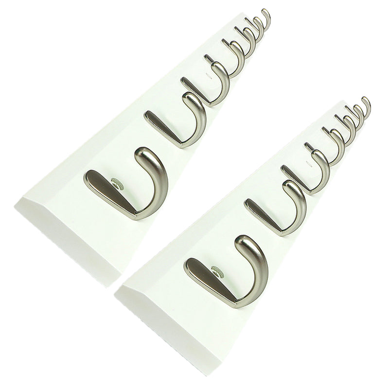 Modern Wood Coat Rack Wall-Mounted with Hooks Entry Hall Tree